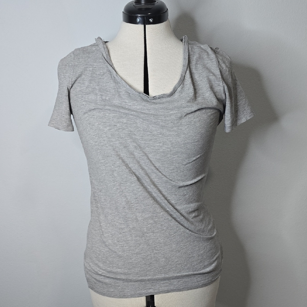 H&M Light Gray Short Sleeve Tee